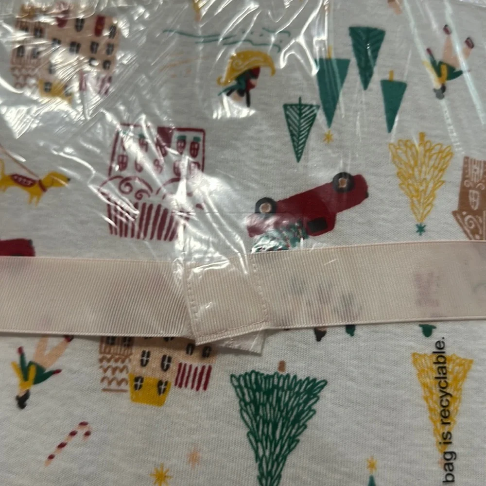 LC LAUREN CONRAD JAMMIES FOR FAMILIES 2 PIECE PAJAMA SET: WHITE: NWT: SZ 3XLT